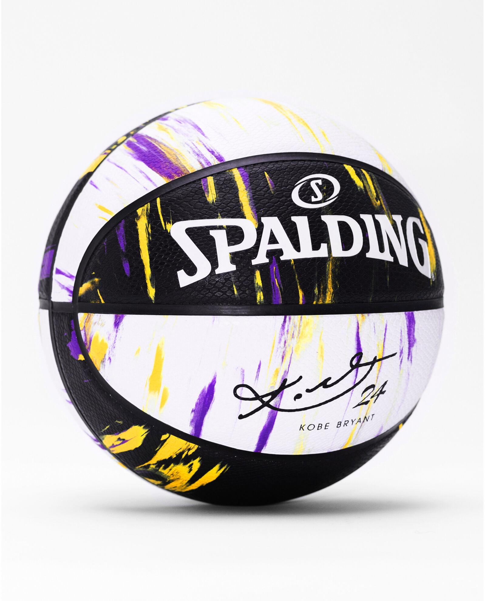 Details about   NEW SPALDING Basketball KOBE BRYANT Marbled Series LIMITED EDITION LAKERS COLORS 