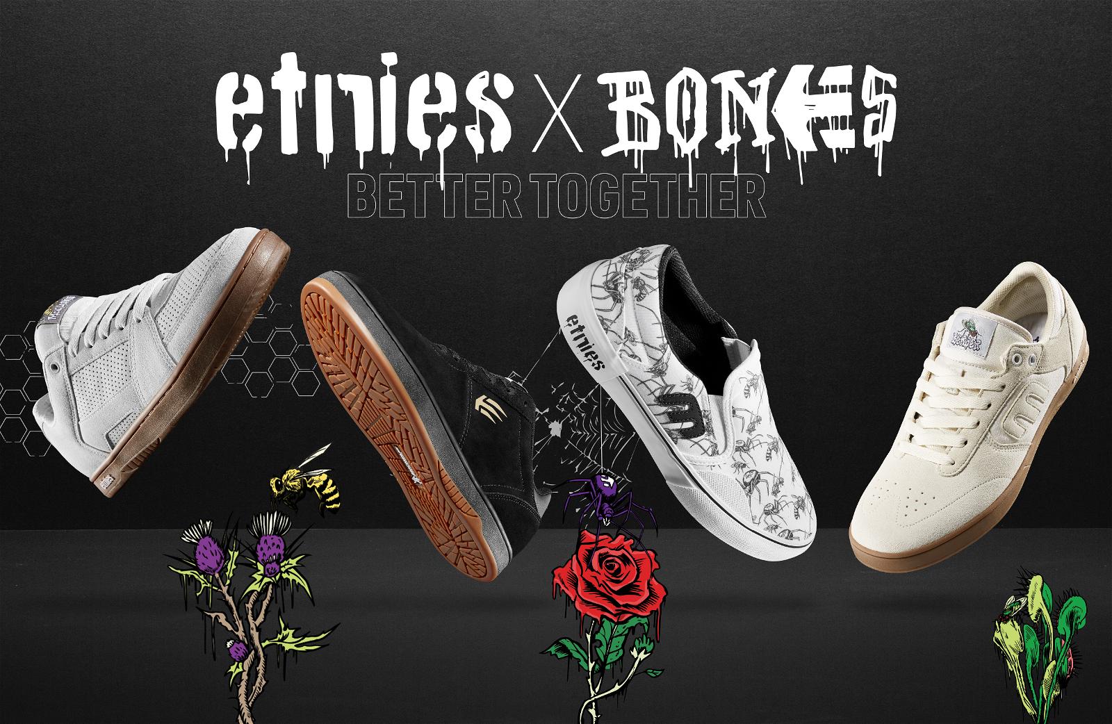 etnies x BONES WHEELS collection