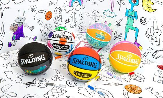 Spalding x Crayola collection