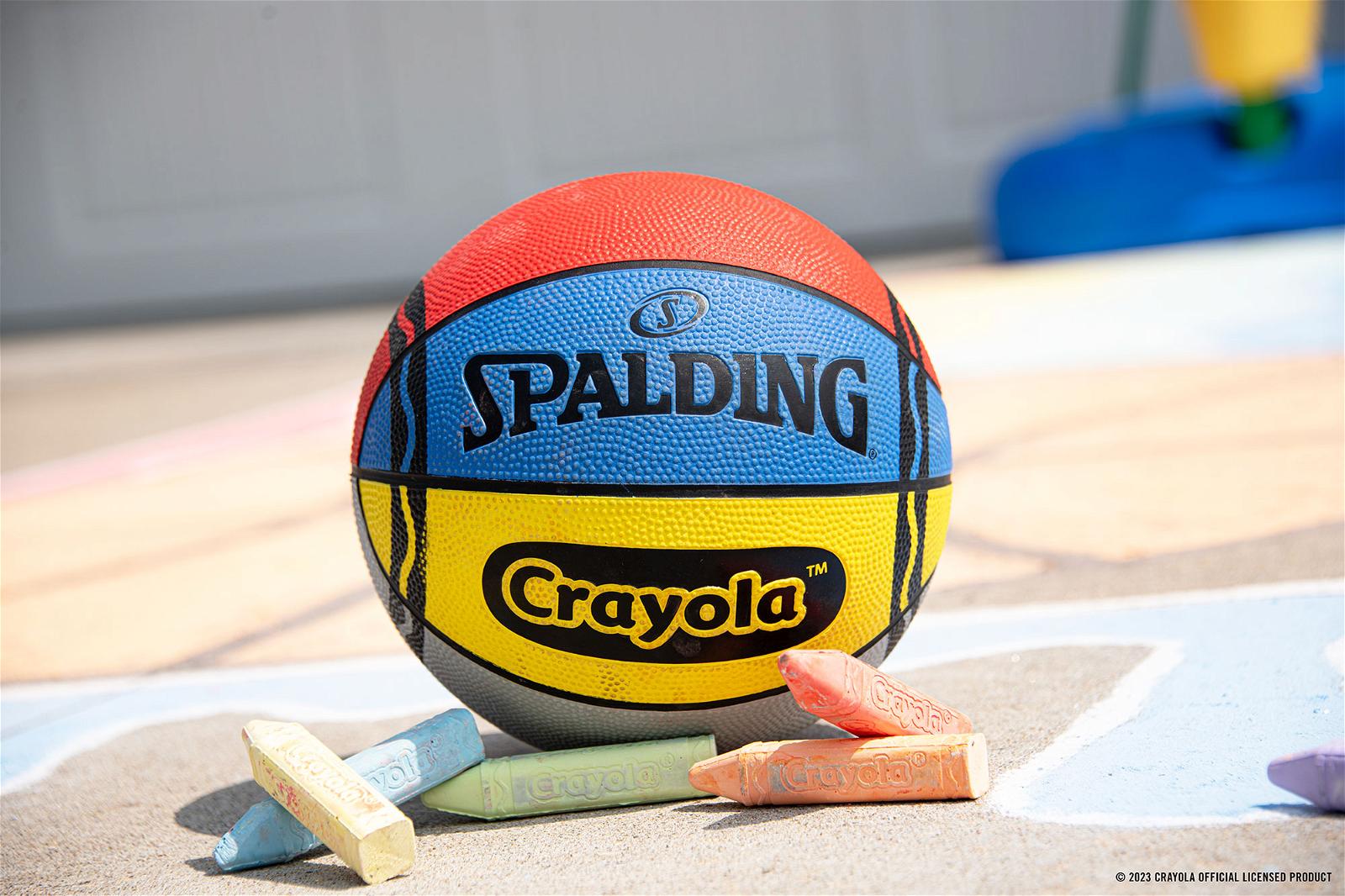 Spalding x Crayola collection